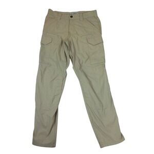 First Tactical Pants Mens 32x32 Beige‎ Ripstop Cargo Pocket Utility Camping